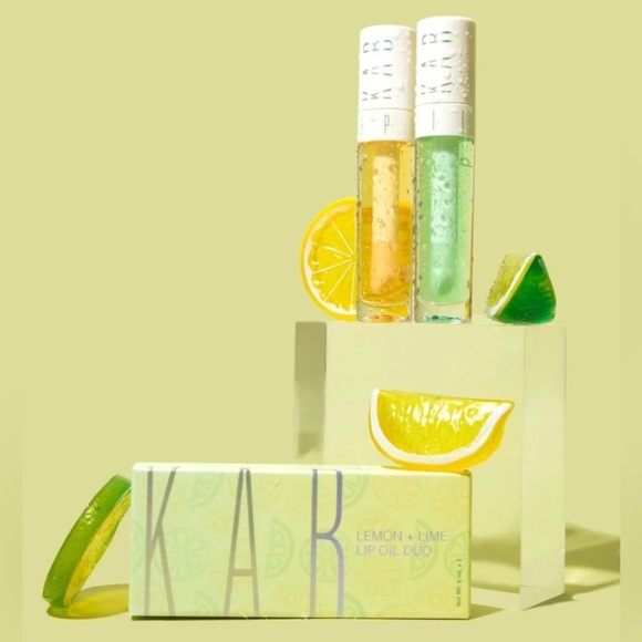 KAB Cosmetics Lemon + Lime Lip Oil Duo - Picture 4 of 9